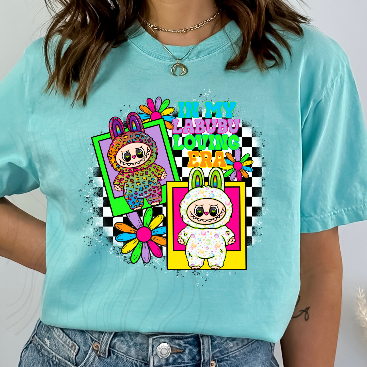 Neon Labubu  Transfer**SOLD SEPARATLEY**