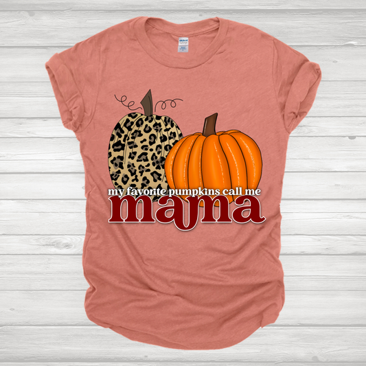 My Favorite Pumpkins Call Me MaMa Transfer