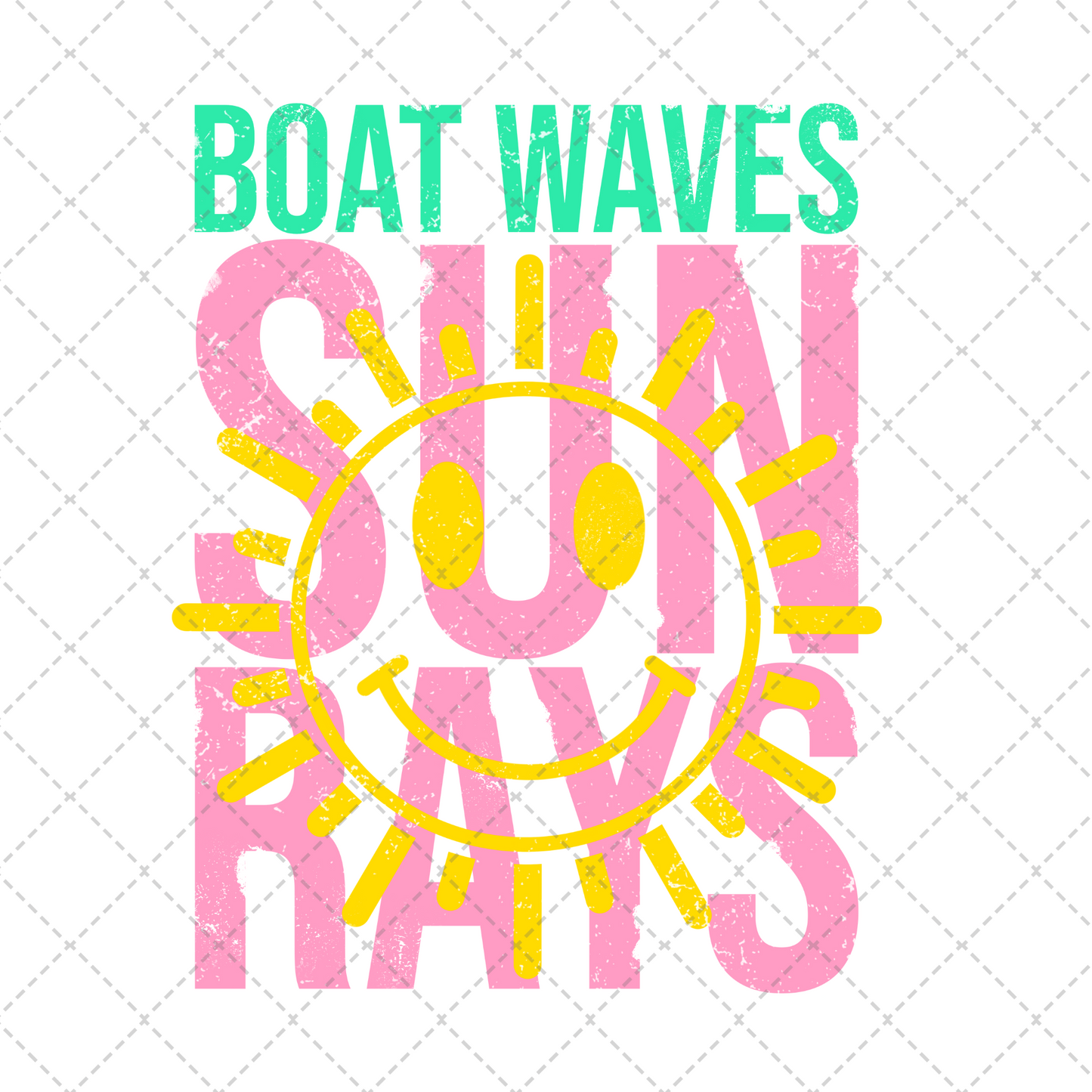 Boat Waves & Sun Rays Transfer