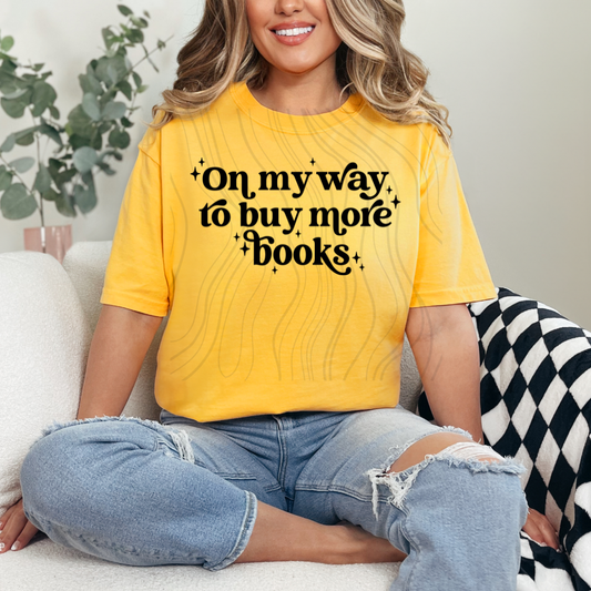 On My Way To Buy More Books Transfer