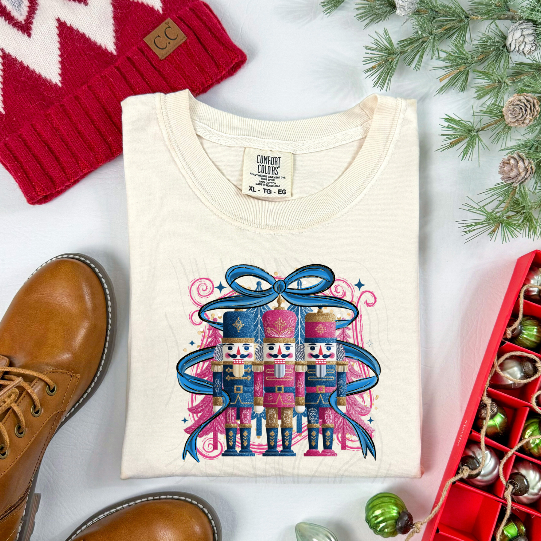 Pink And Blue Nutcracker Transfer