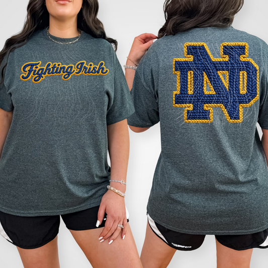 ND Faux Crochet Transfer *TWO PART**SOLD SEPARATELY**