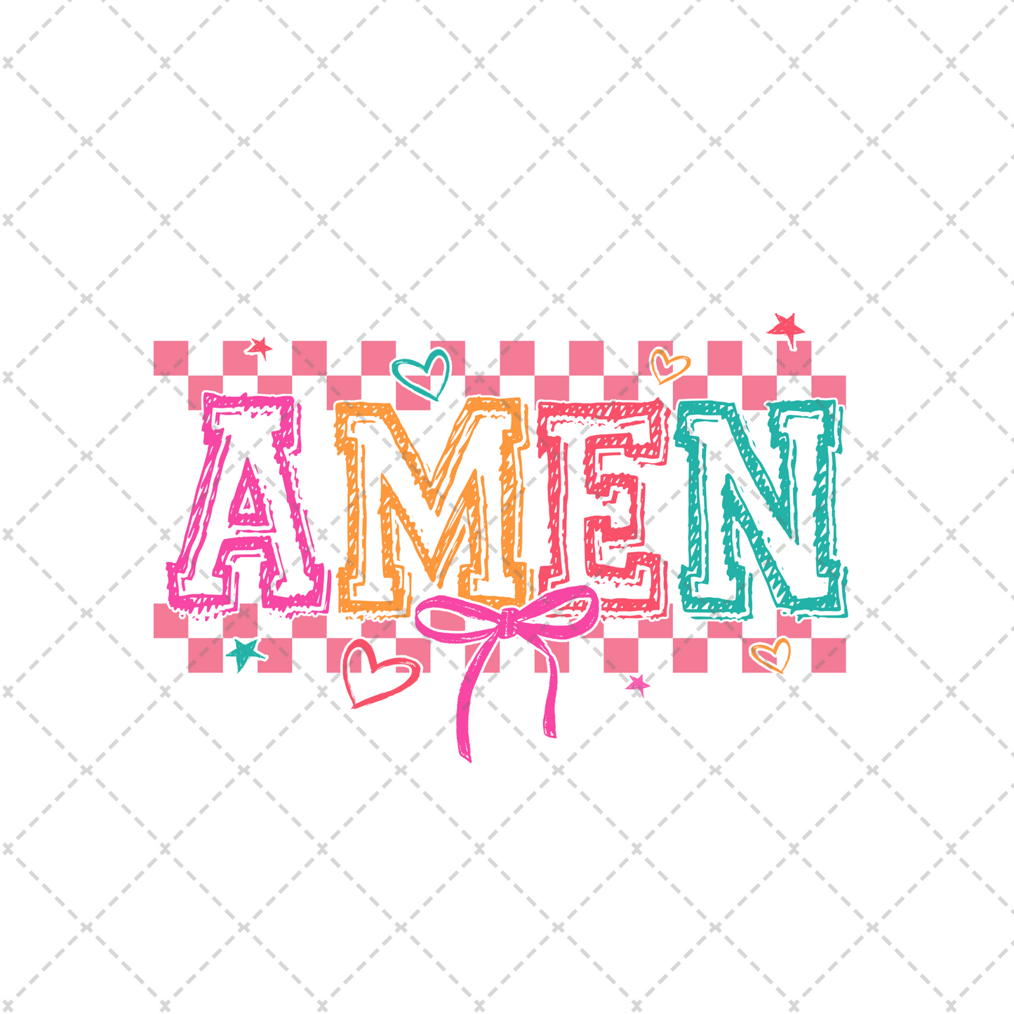 Checkered Amen Transfer