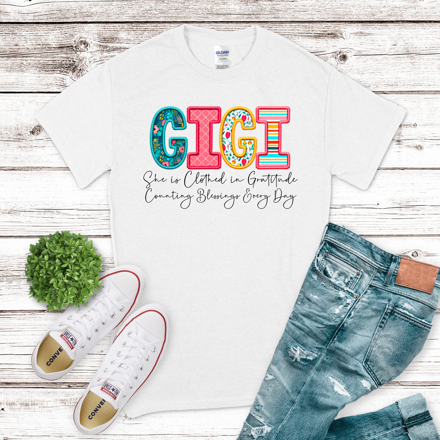 Clothed In Gratitude Gigi Transfer