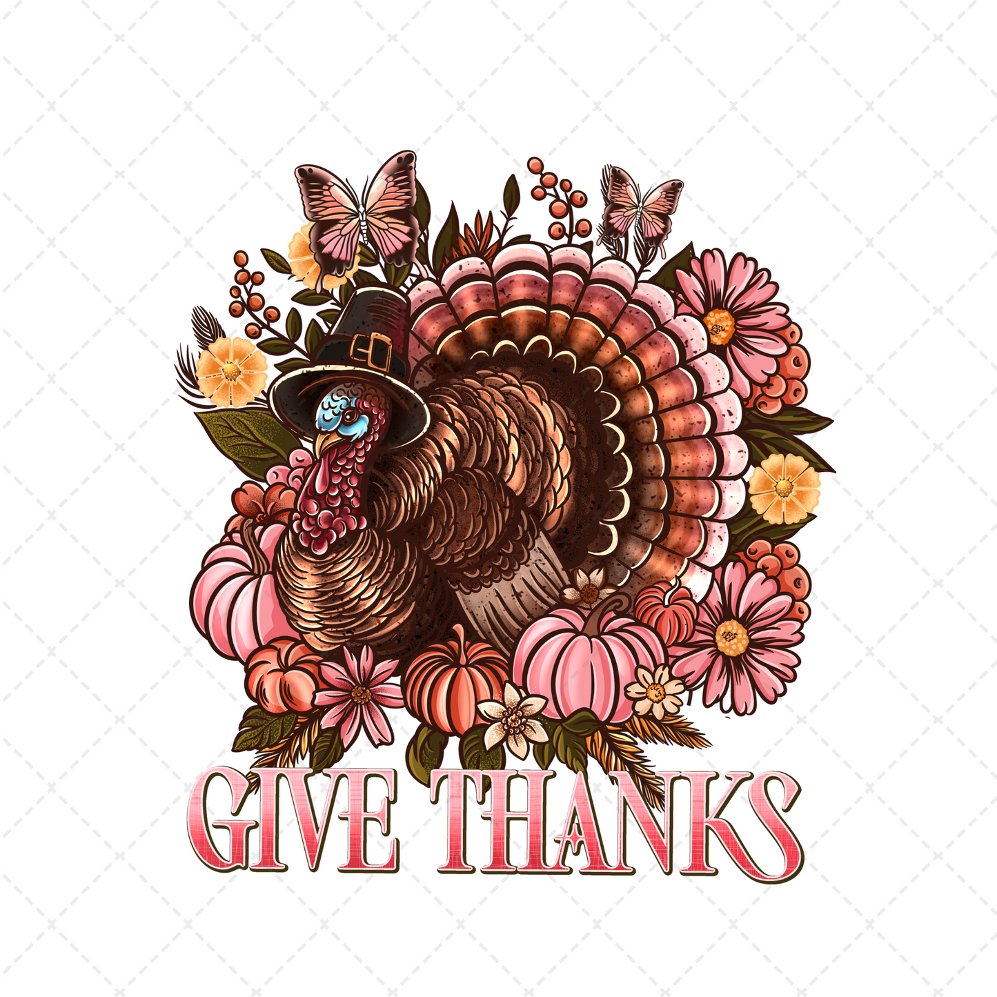 Give Thanks Turkey Transfer