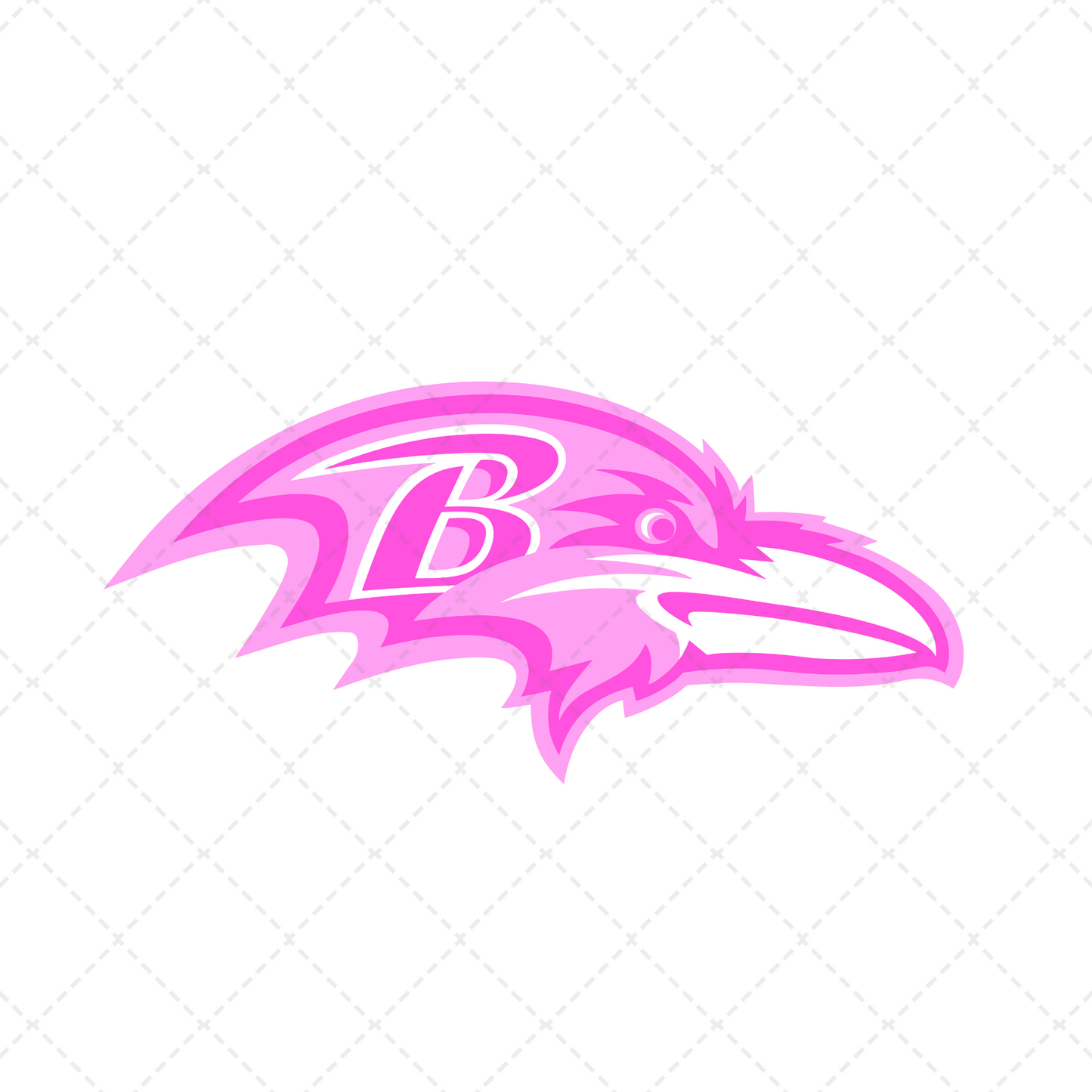 Ravens Pink Transfer