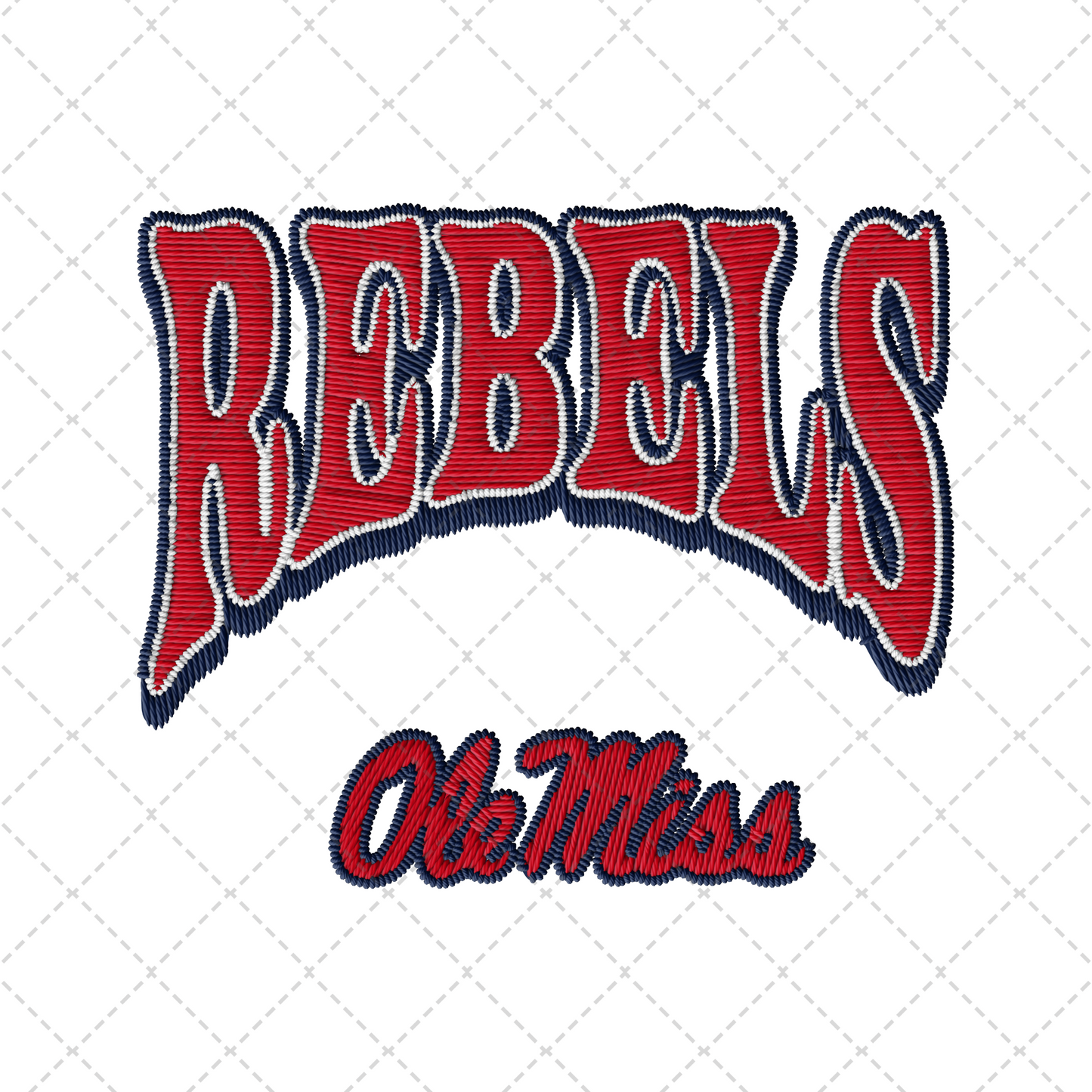 Ole Miss Patch Transfer