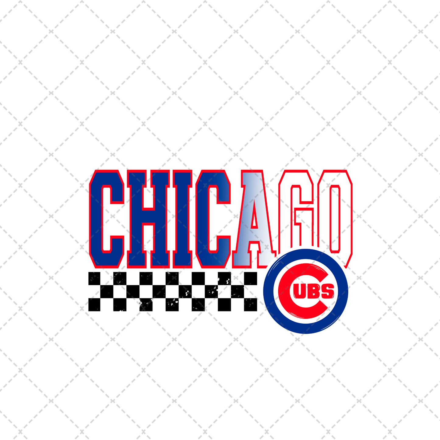 Let's Go Cubs Transfer ** TWO PART* SOLD SEPARATELY**