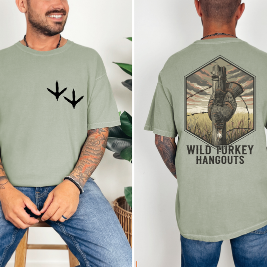 Wild Turkey Hangout Transfer *TWO PART**SOLD SEPARATELY**