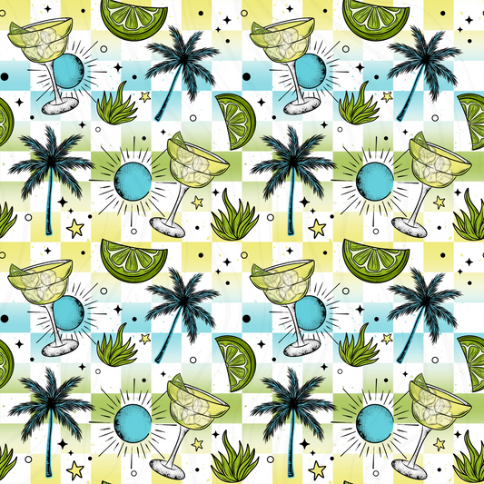 Tequila Lime Sunshine Seamless Transfer