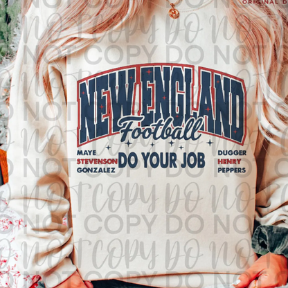 PATS AFC CHAMPS - 30x48 - PREMADE GANG SHEET