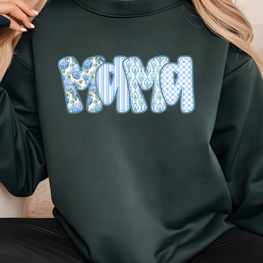 Blue Hydrangea Mama Transfer