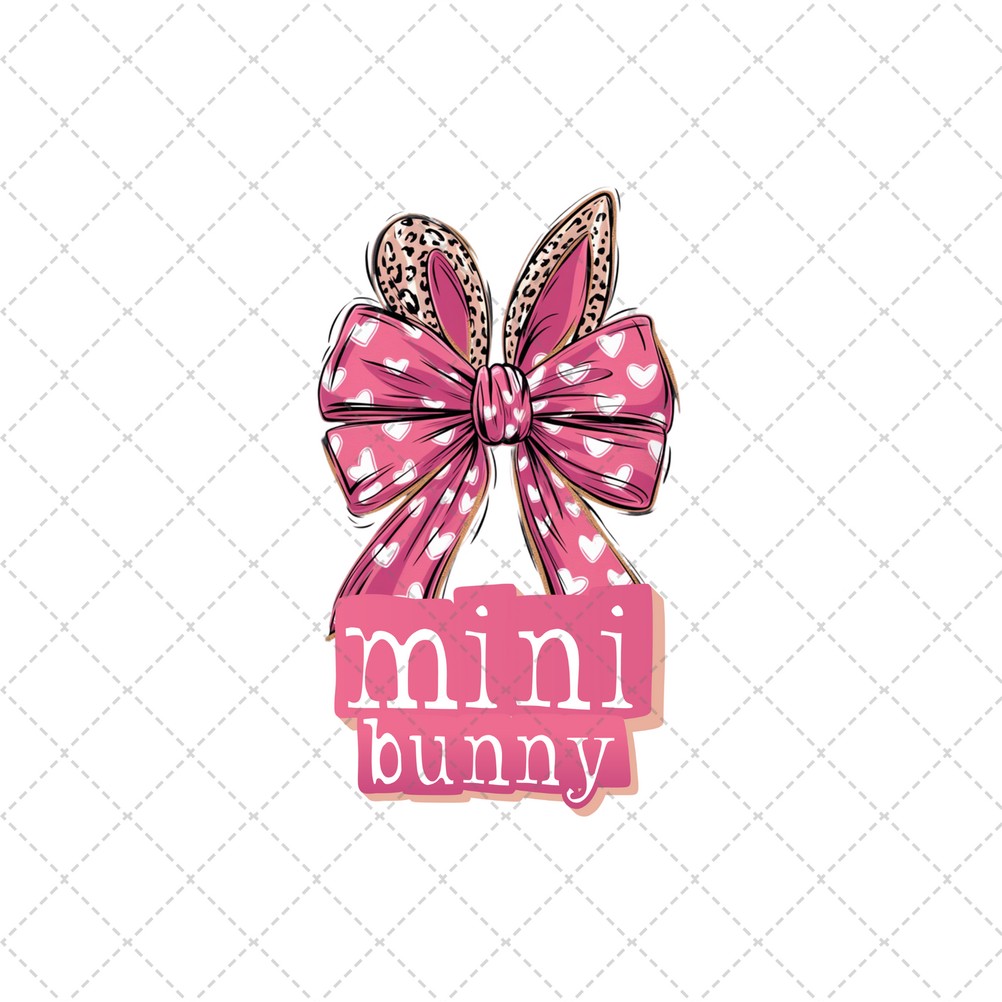 Mama Mini Bunny Transfer