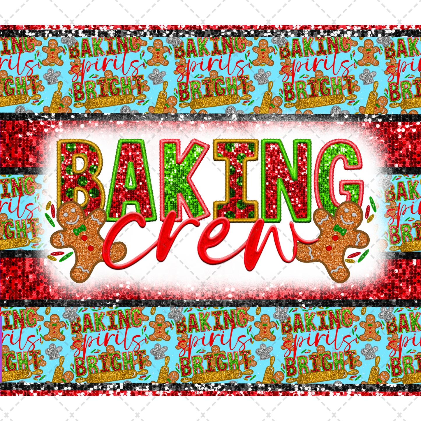 Baking Crew Tumbler Wrap - Sublimation Transfer