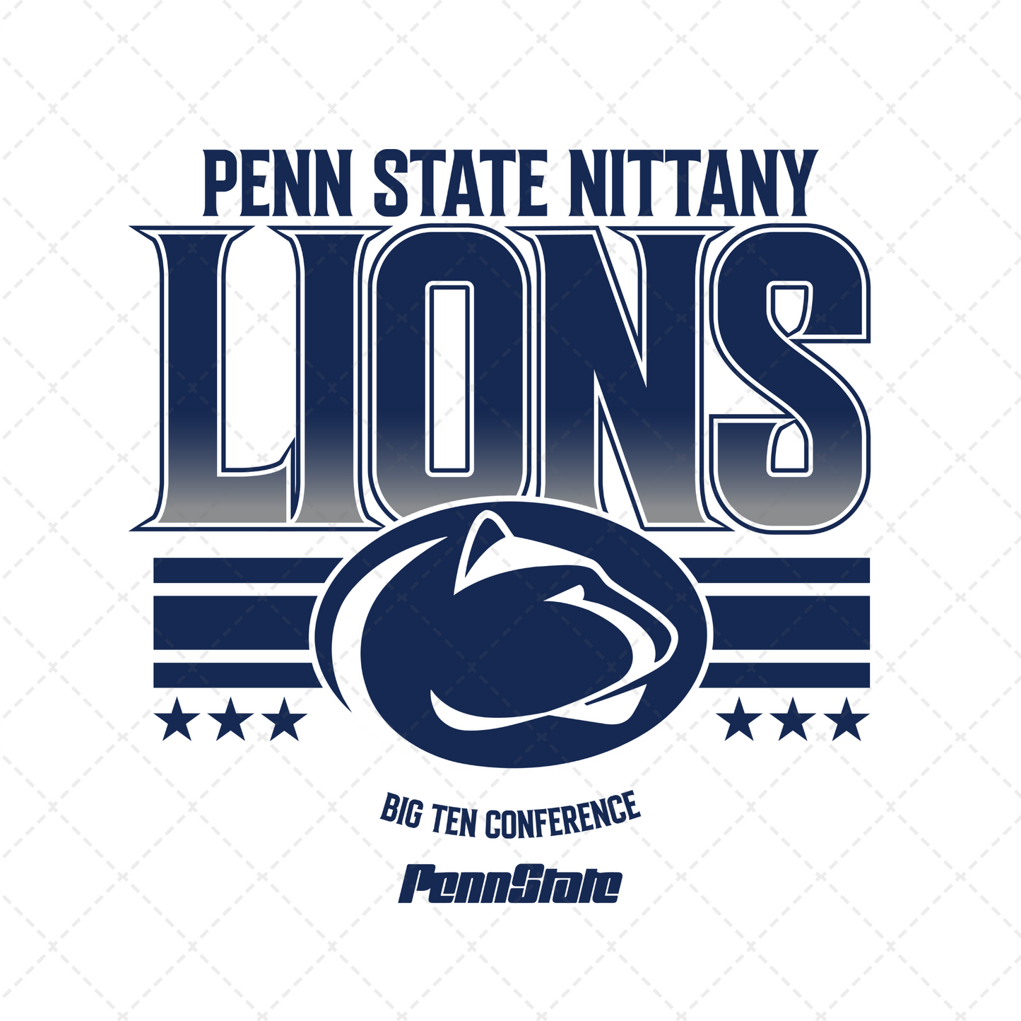 Nittany Lions Transfer **TWO PART* SOLD SEPARATELY**