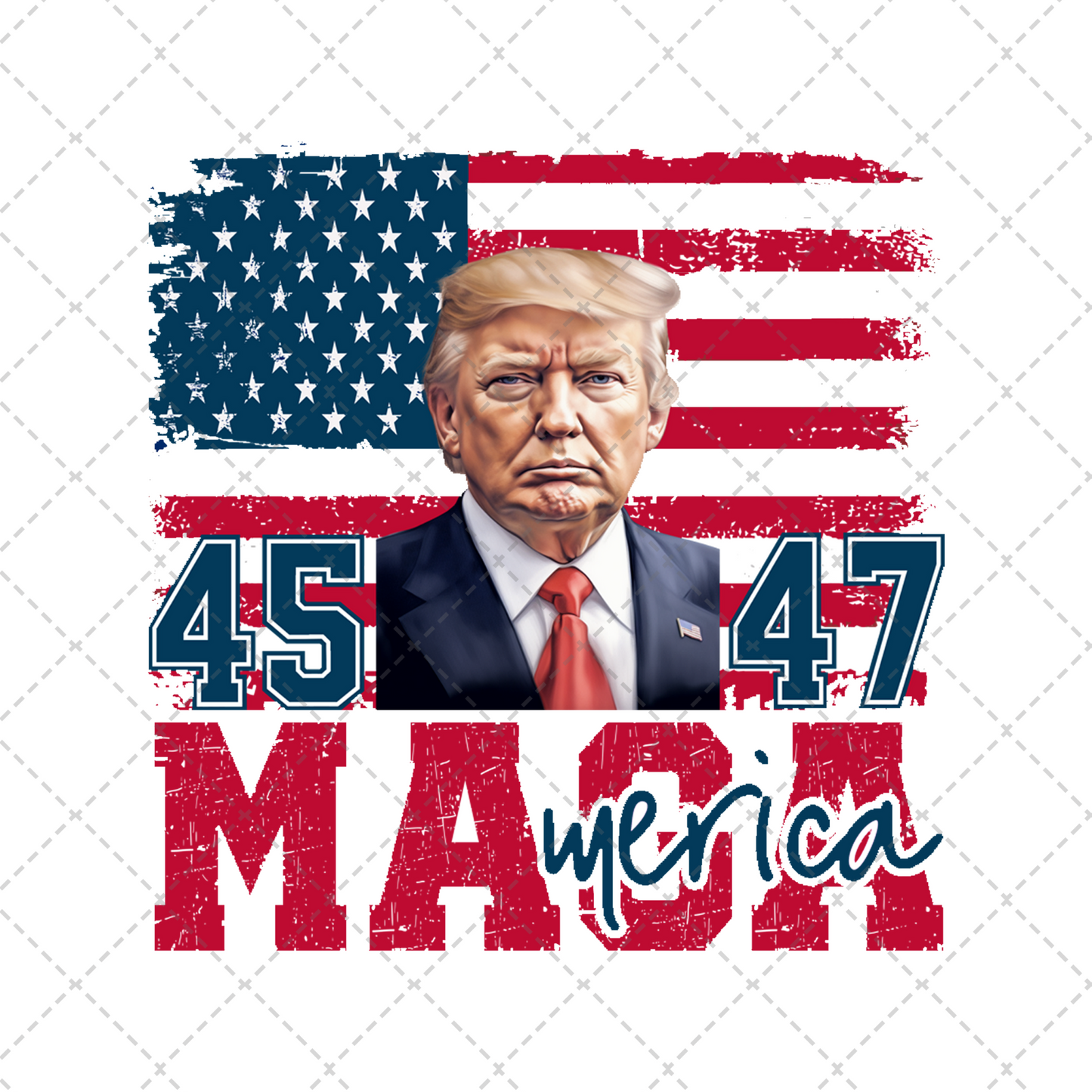 4547 MAGA Merica Transfer