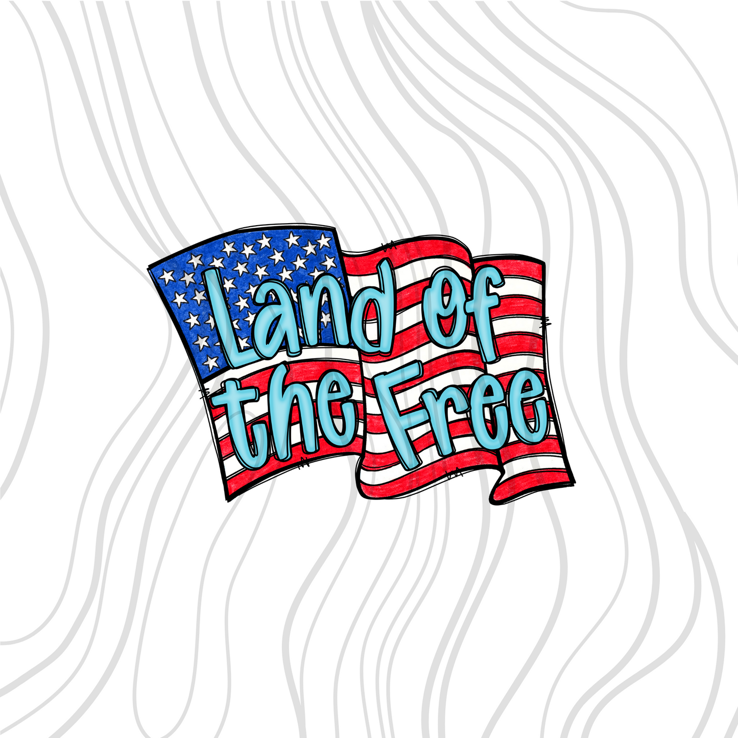 Land Of The Free Flag Transfer