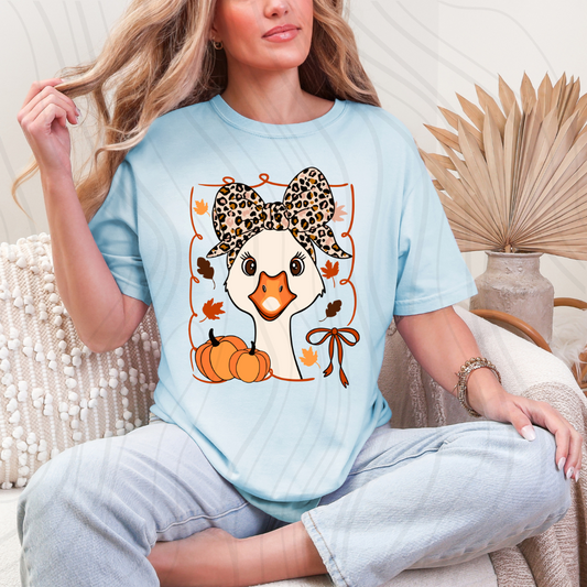 Leopard Fall Goose Transfer