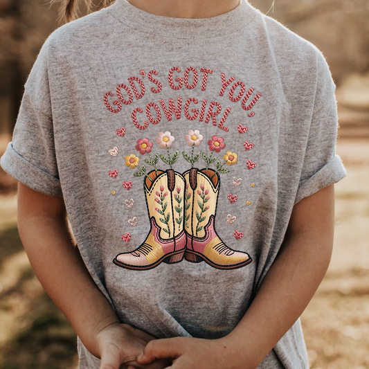 Gods Got You Cowgirl Transfer