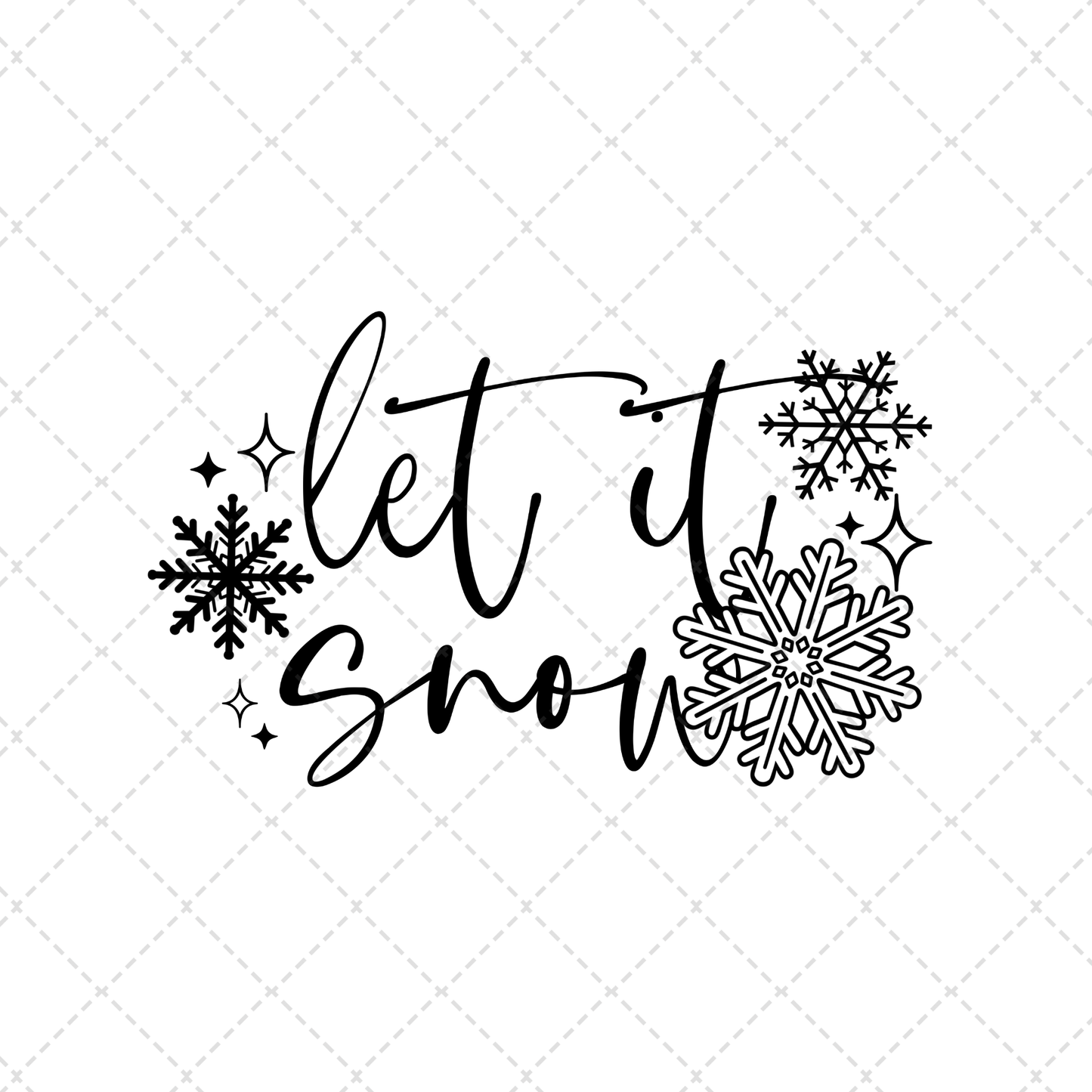 Let It Snow  ** TWO PART* SOLD SEPARATELY** Transfer