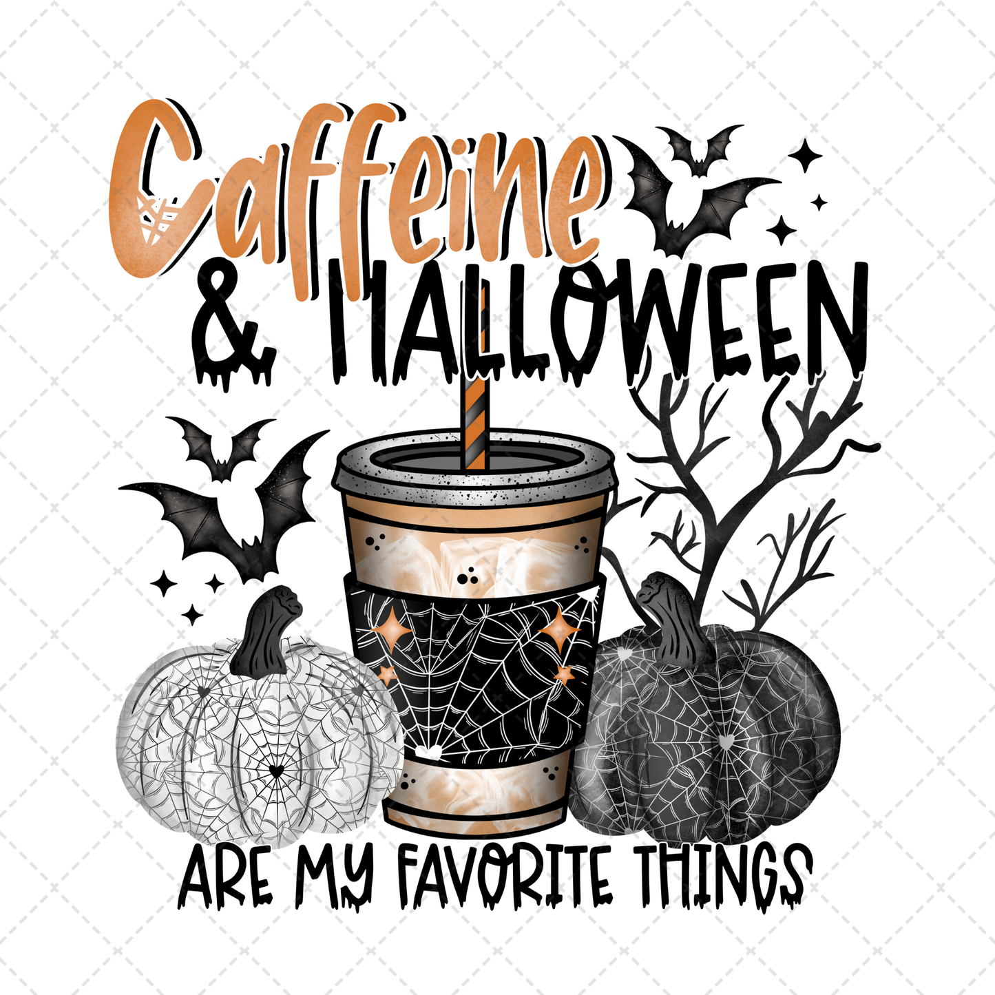 Caffeine Halloween Transfer