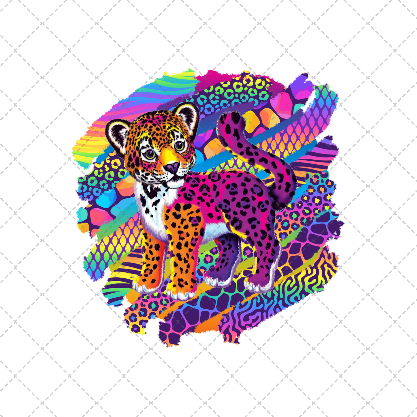 LF Neon Animal Print Transfer