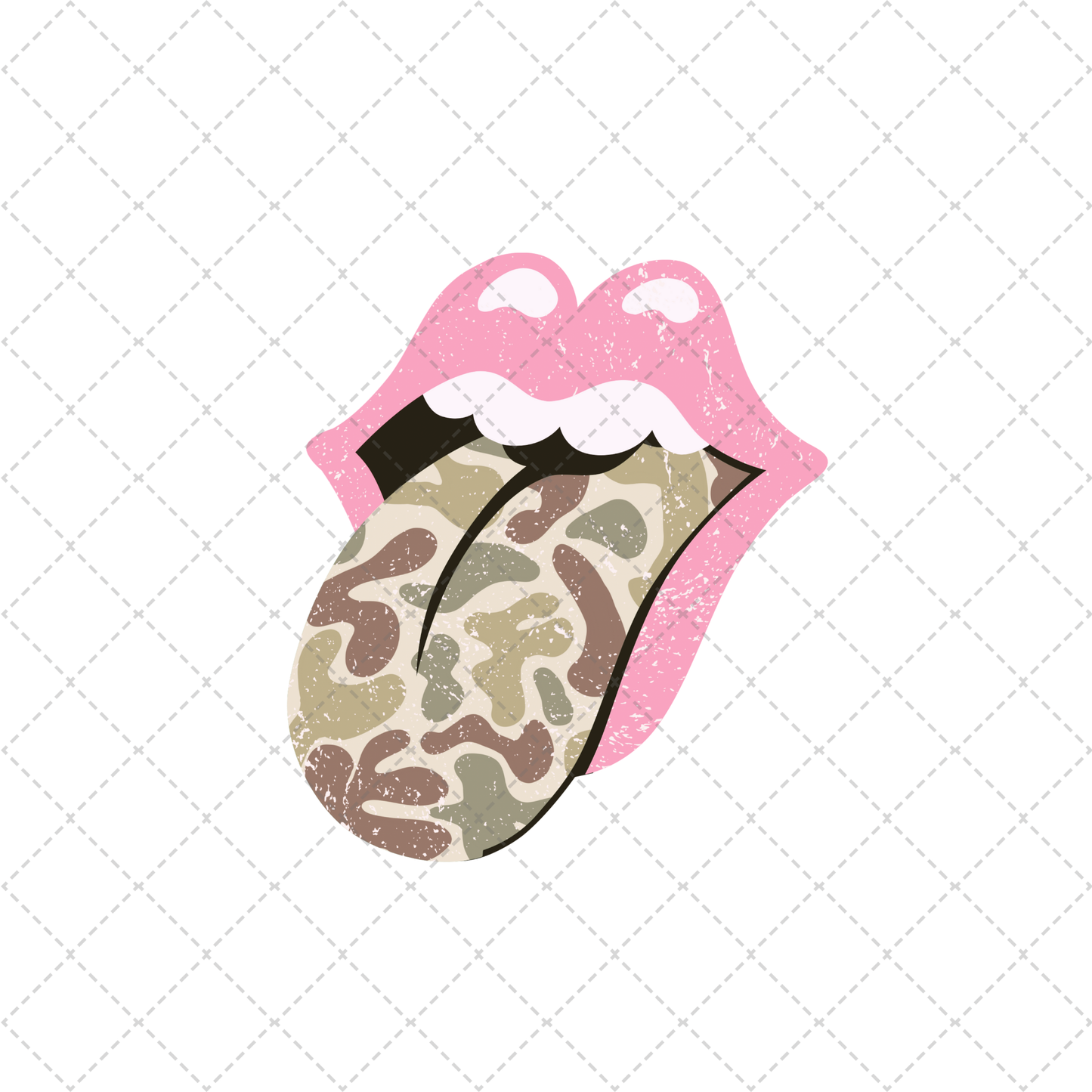 Camo Tongue Transfer