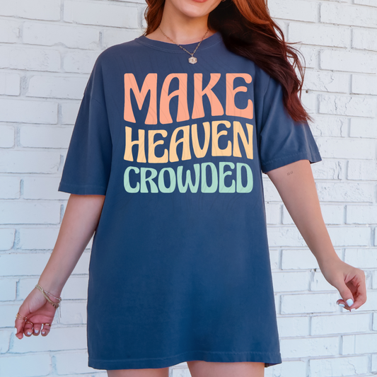 Wavy Pastel Make Heaven Crowded Transfer