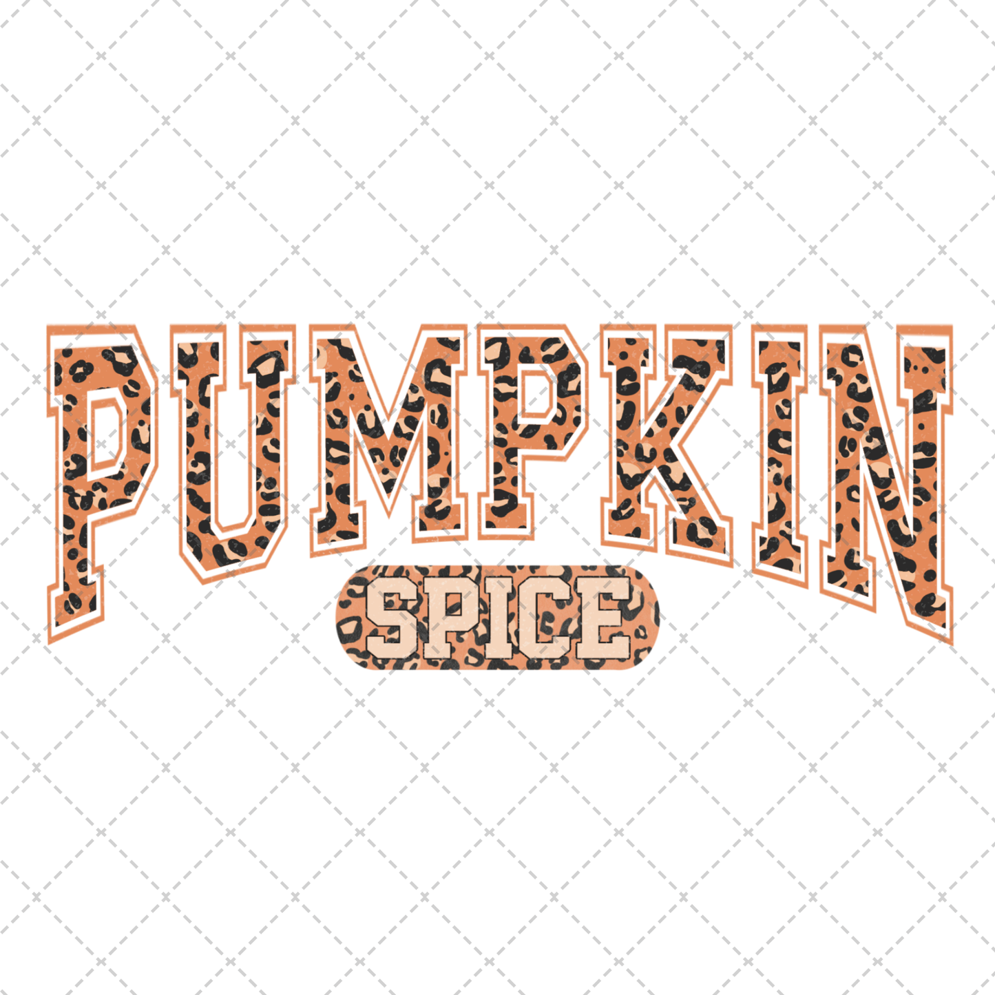 Cheetah Pumpkin Spice Transfer