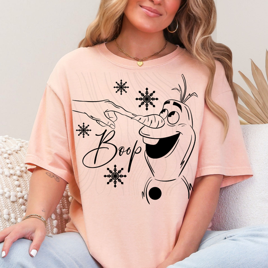 Boop Magic Snowman Transfer