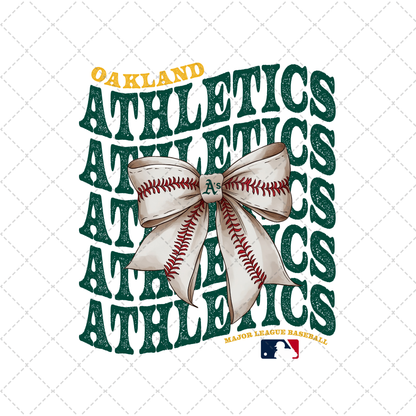 Athletics Coquette Transfer ** TWO PART* SOLD SEPARATELY**