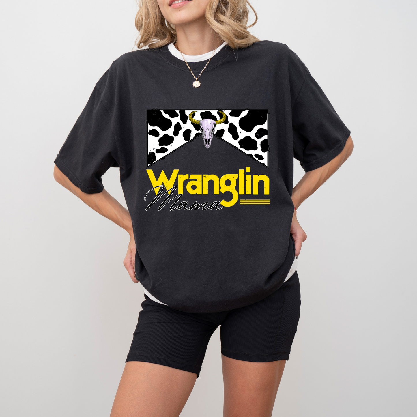 Wranglin' Mama Yellow Transfer