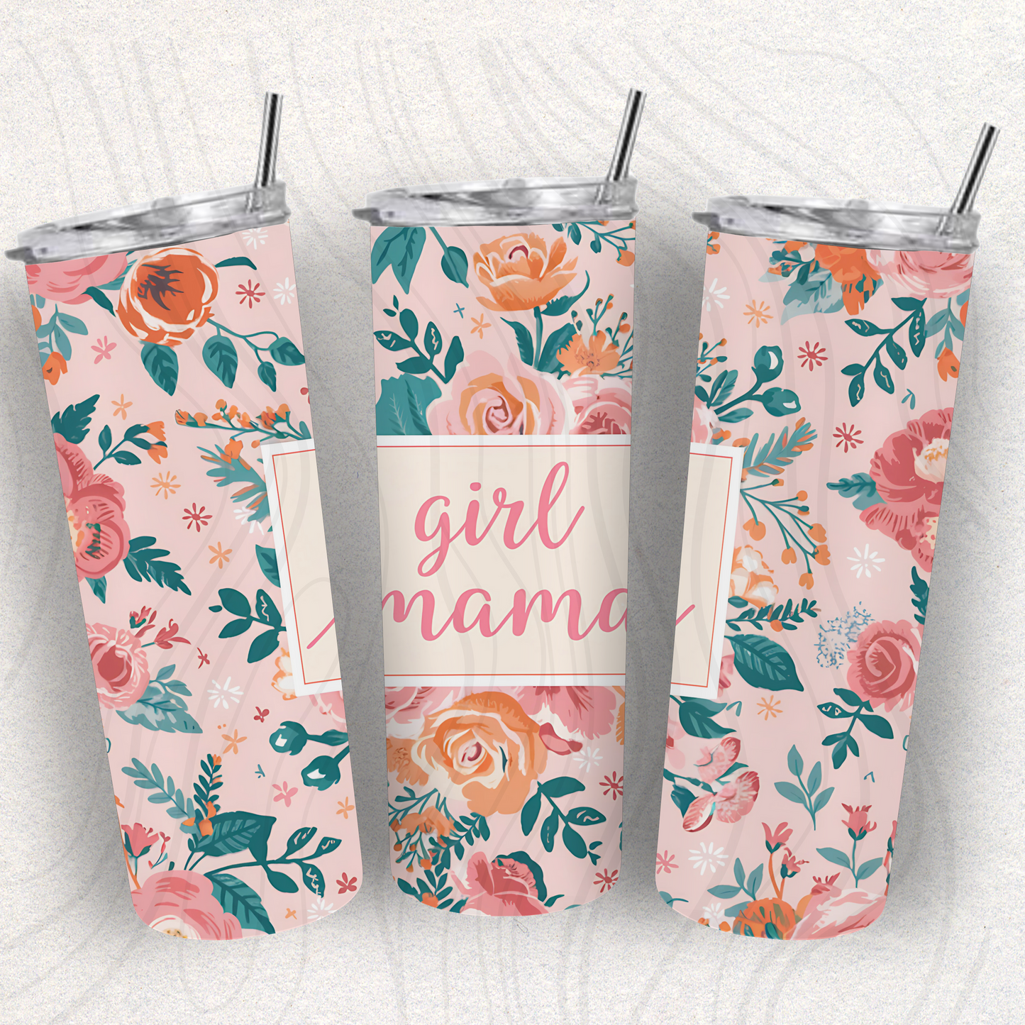 Girl Mama Tumbler Wrap Transfer