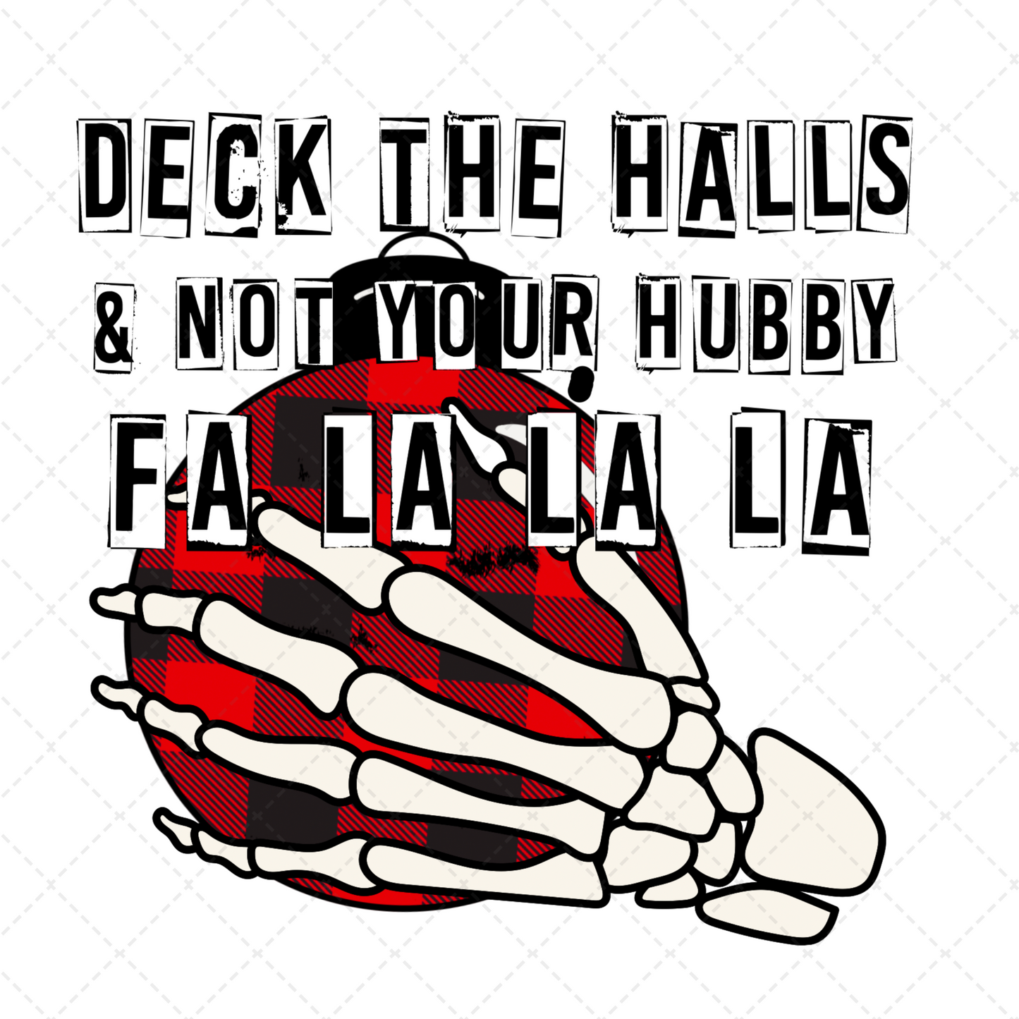 Deck The Halls Hubby Transfer