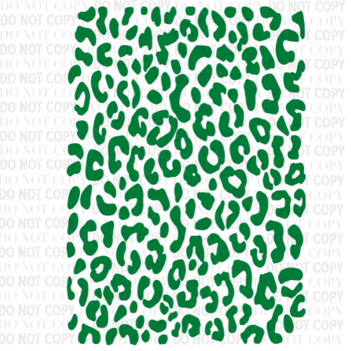 Leopard Sheet  - SINGLE COLOR - Screen Print Transfer