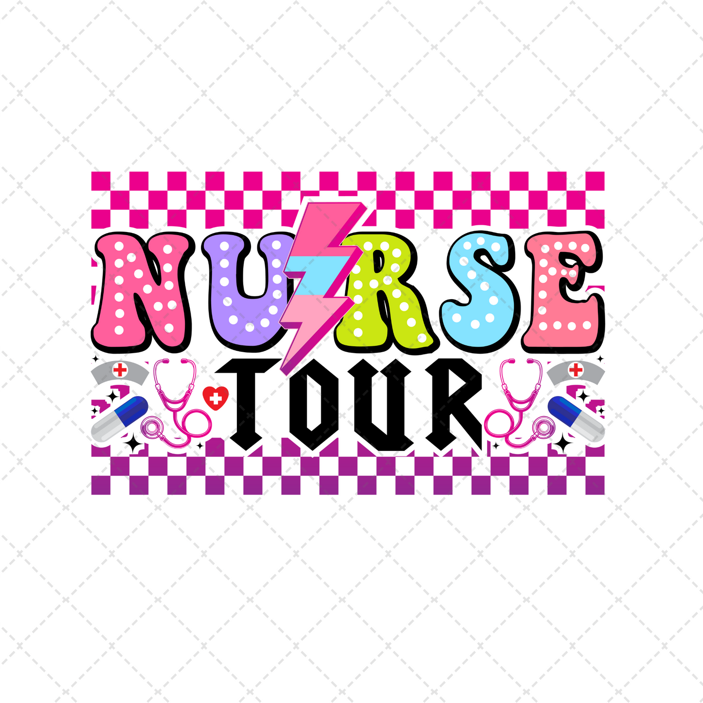 Nurse Tour Transfer ** TWO PART* SOLD SEPARATELY**