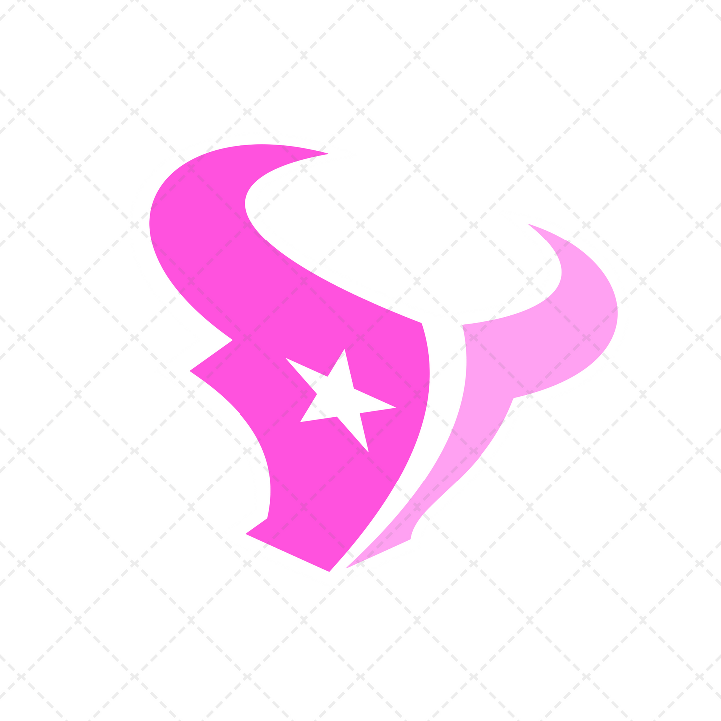 Texans Pink Transfer