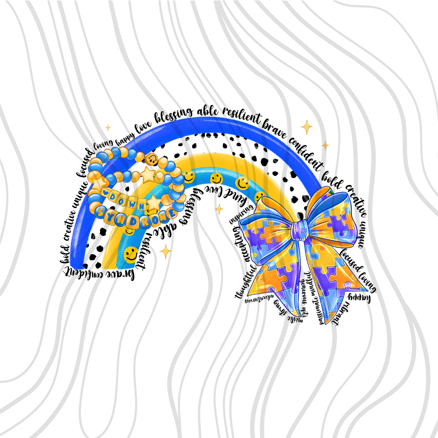 Down Syndrome Rainbow Transfer