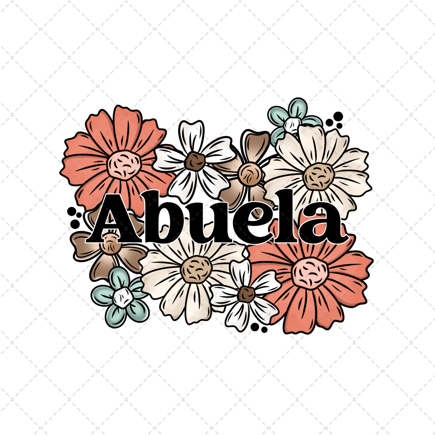 Aubela Floral Transfer ** TWO PART* SOLD SEPARATELY**