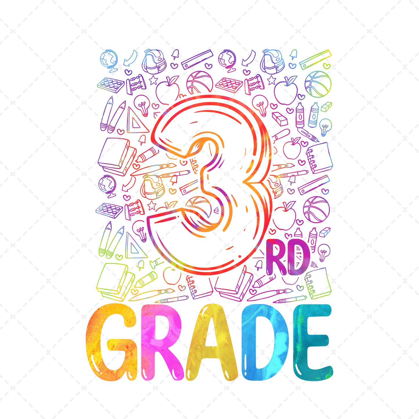 Tie Dye 3rd Grade Transfer