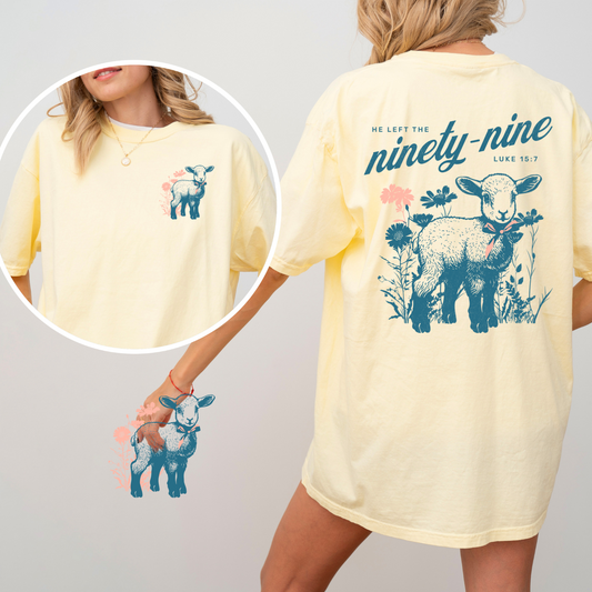 Nintey Nine    - ** DTF TRANSFER ** TWO PART PRINT (SOLD SEPARATLY)