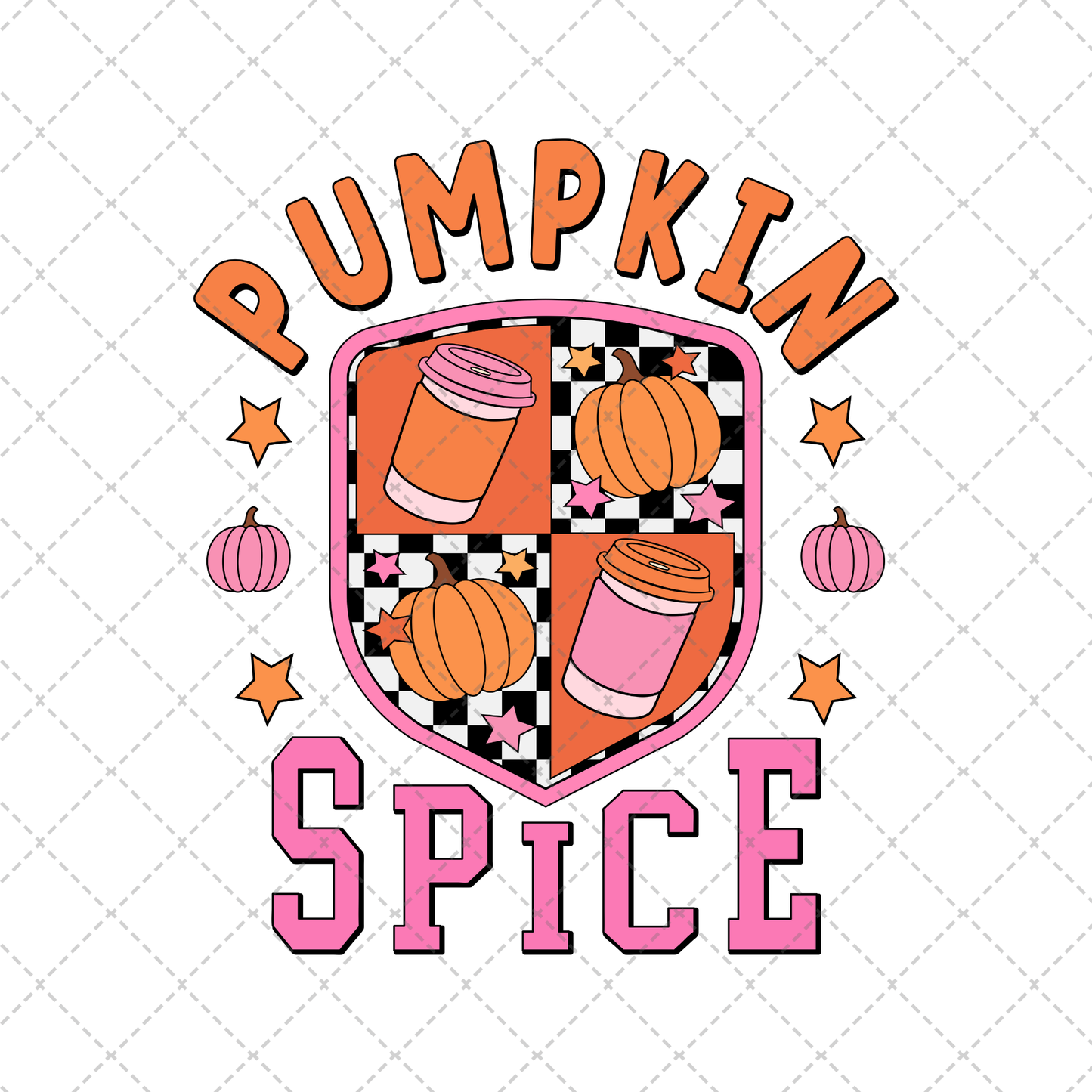 Pumpkin Spice Emblem Transfer