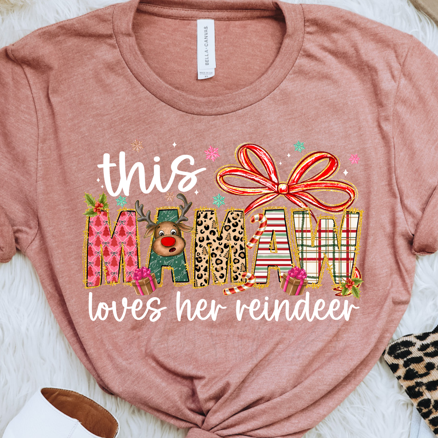 This Mamaw Loves Her Reindeer Transfer**SOLD SEPARATLEY**
