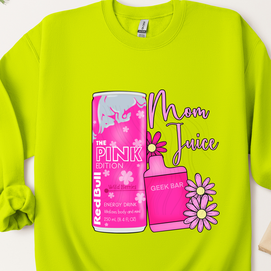 Energy Mom Juice Transfer