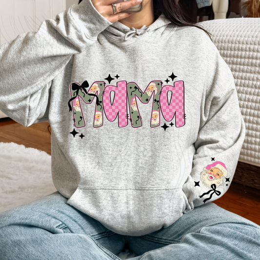 Pink Santa Transfer** TWO PART DESIGN*SOLD SEPARATELY**