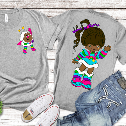 Rainbow Doll Neon Transfer**TWO PART*SOLD SEPARATELY**