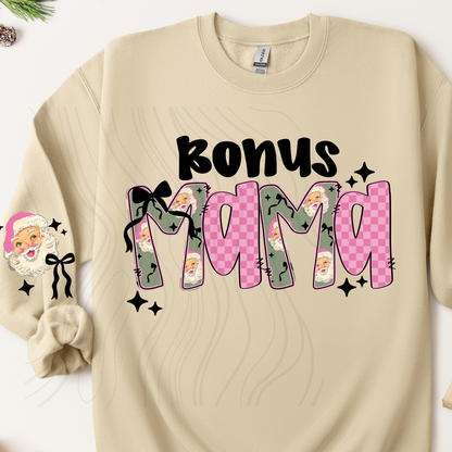 Pink Santa Transfer** TWO PART DESIGN*SOLD SEPARATELY**