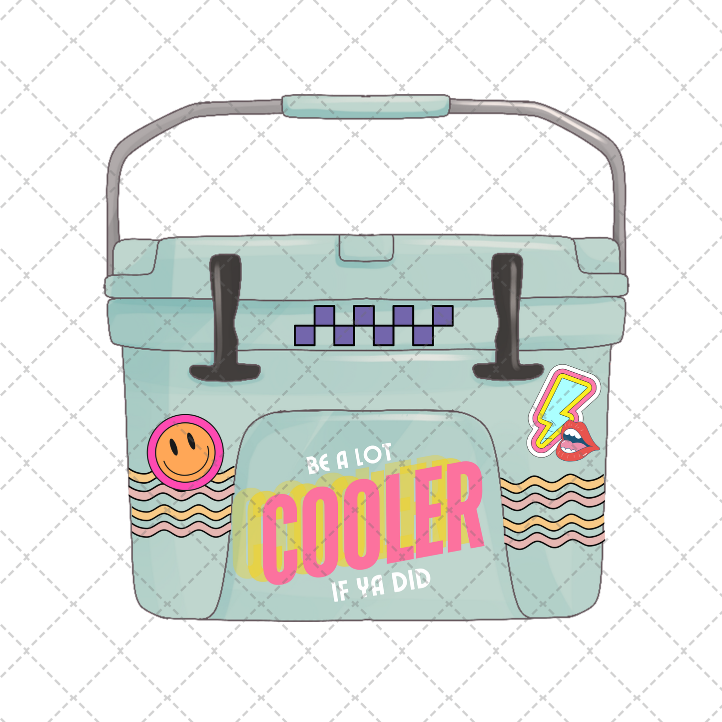 Be A Lot Cooler  ** TWO PART* SOLD SEPARATELY** Transfer