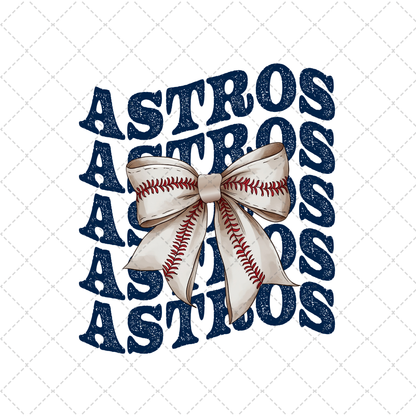 Astros Coquette Transfer ** TWO PART* SOLD SEPARATELY**