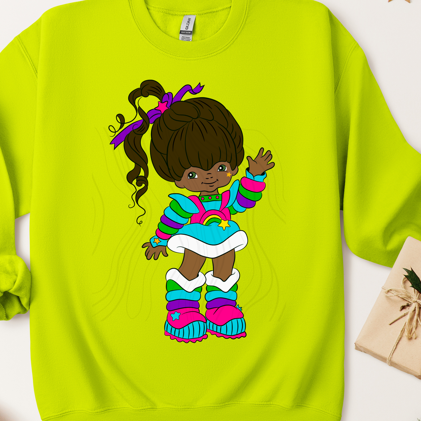 Rainbow Doll Neon Transfer**TWO PART*SOLD SEPARATELY**